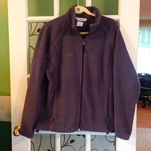 Columbia Fleece jacket women's size large purple